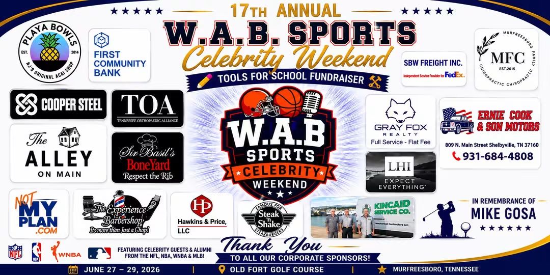 Tools for School Golf event presented by W.A.B Sports