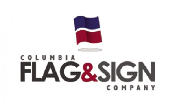 COLUMBIA FLAG AND SIGN