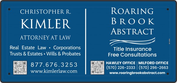 Roaring Brook Abstract Company Inc & law Offices of Christopher R. Kimler, PC