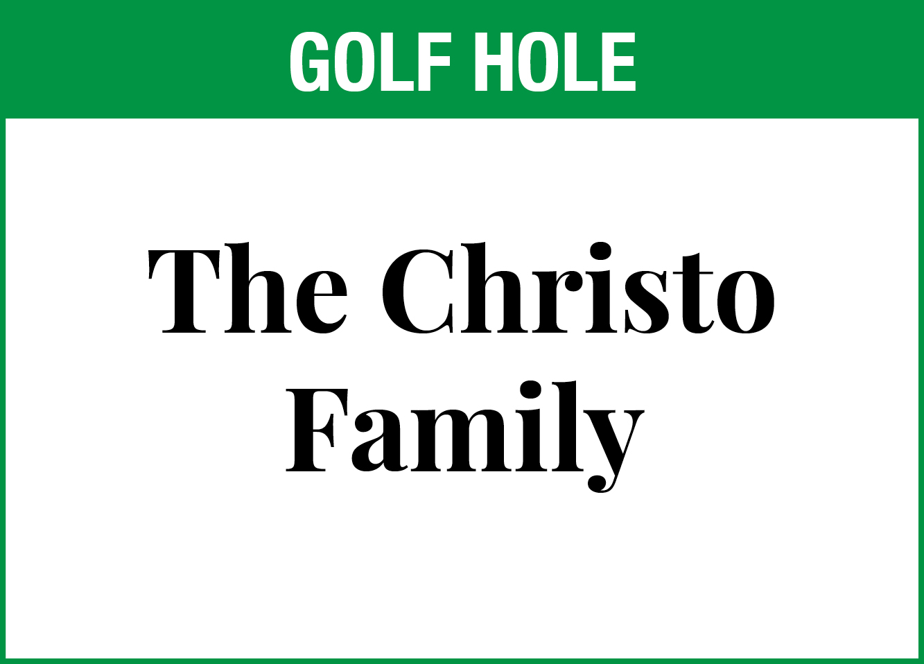 The Christo Family