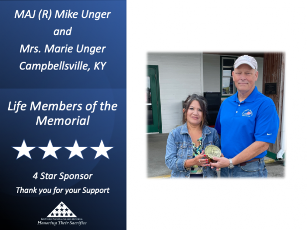Maj (Ret) Mike & Marie Unger