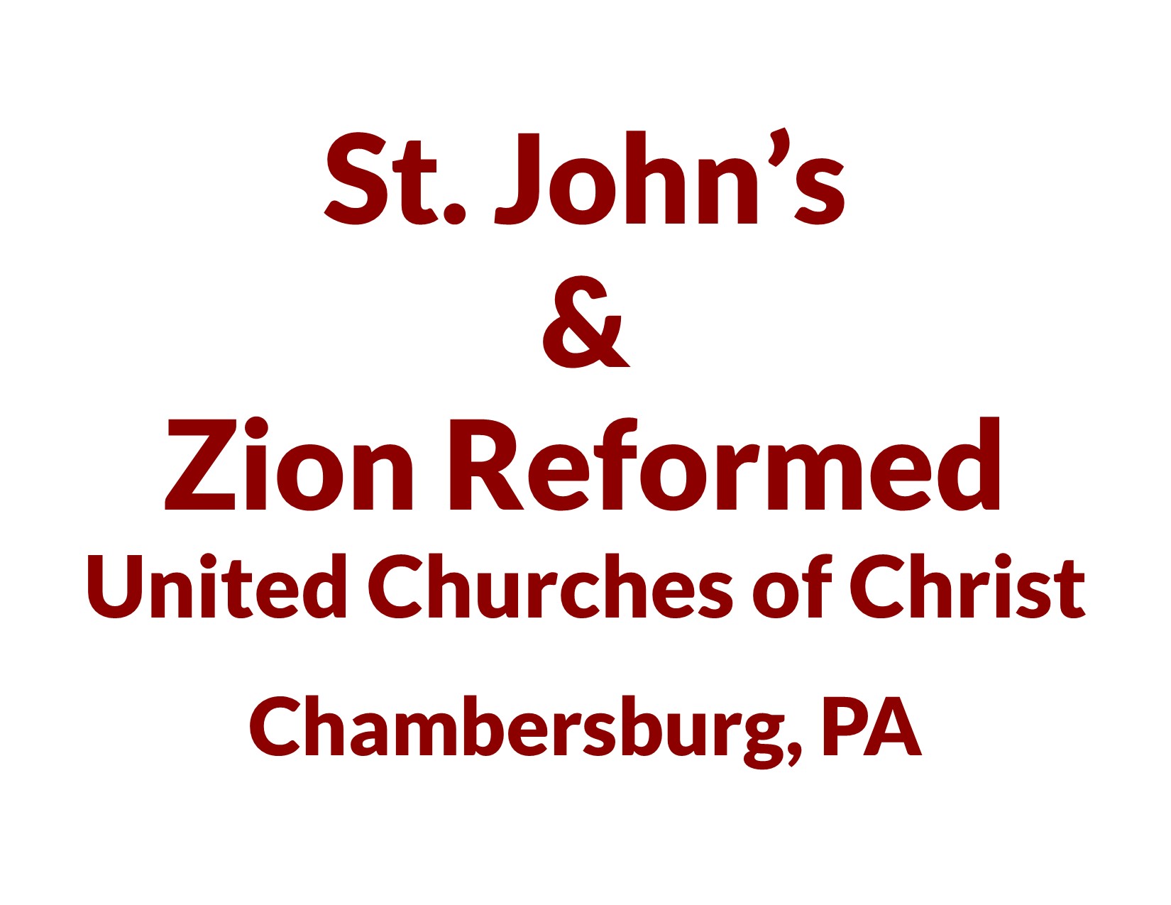 Zion Reformed and St. John's Churchs