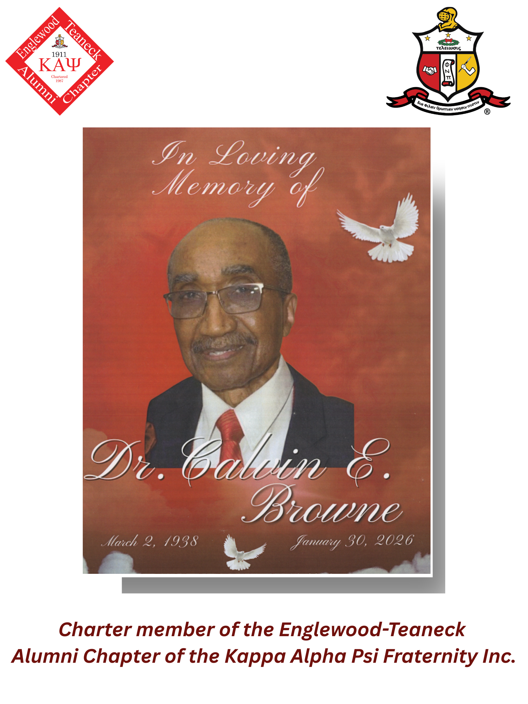 Dr. Calvin E. Browne Memorial Scholarship