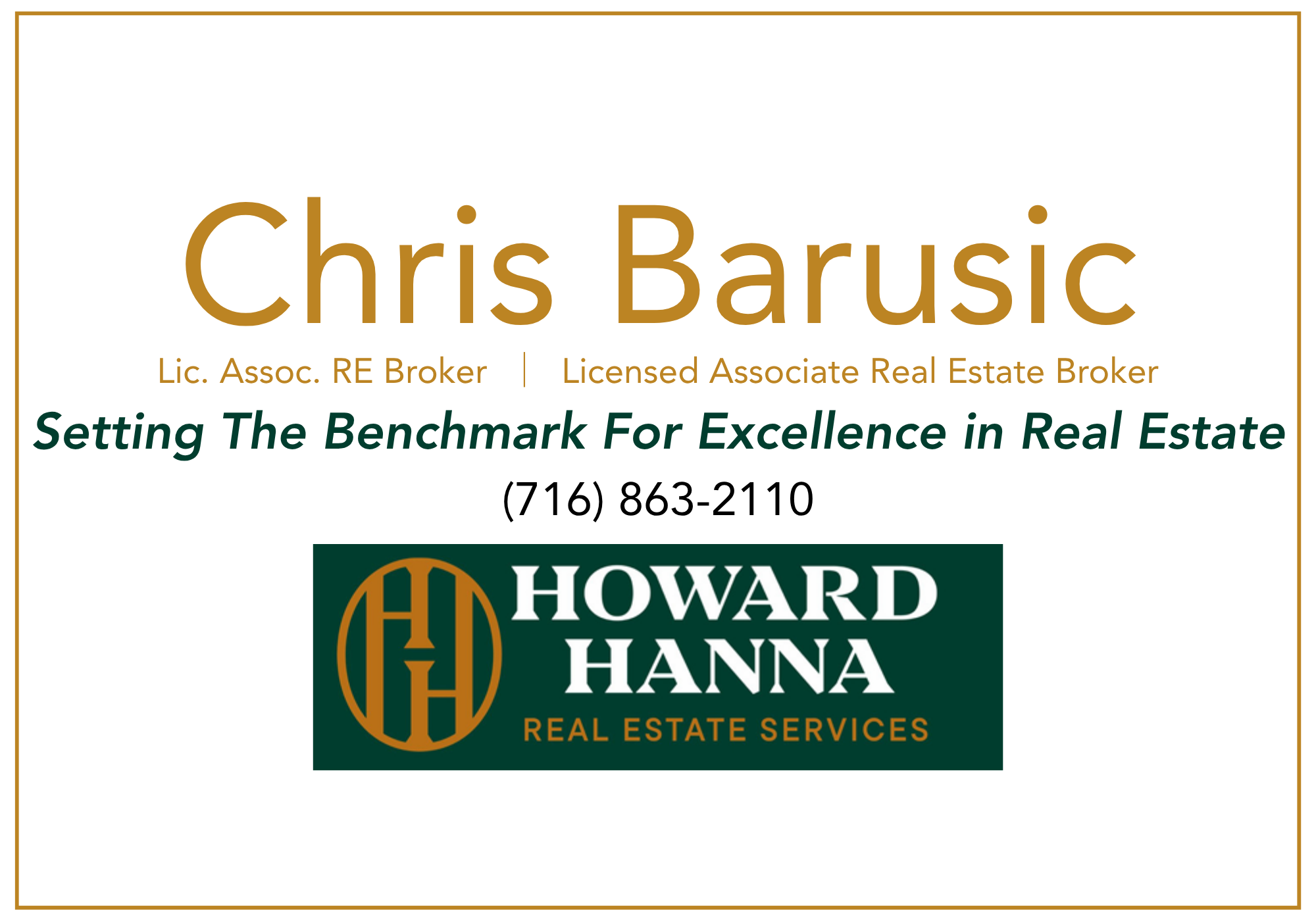 Chris Barusic & Howard Hanna